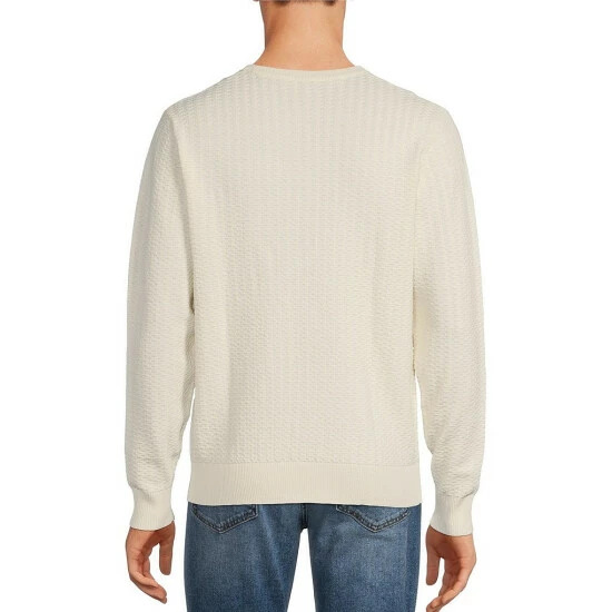 Buy π Murano Collection Textured Crew Neck Sweater Burgundy π 6 Buy π Murano Collection Textured Crew Neck Sweater Burgundy π - Image 6