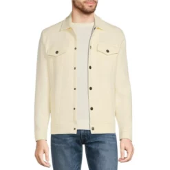 Wholesale ✔️ Murano Liquid Luxury Neo-Worker Jacket Ecru 🤩