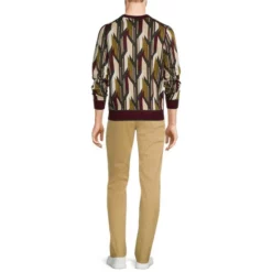 Best deal ⭐ Murano Geo Jacquard Crew Neck Sweater Black ✨ -Murano Shop unnamed file 1025