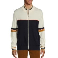 Brand new π€© Murano Colorblock Full Zip Sweater Ecru β