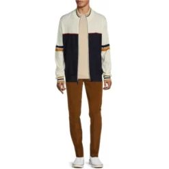 Brand new 🤩 Murano Colorblock Full Zip Sweater Ecru ⭐ -Murano Shop unnamed file 1087