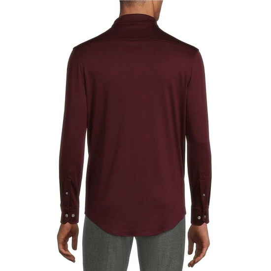 Coupon π₯° Murano Liquid Luxury Solid Long-Sleeve Coatfront Shirt Black 𧨠2 Coupon π₯° Murano Liquid Luxury Solid Long-Sleeve Coatfront Shirt Black 𧨠- Image 2