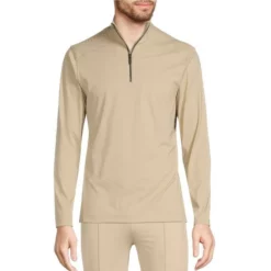 Promo 👍 Murano Performance Quarter-Zip Mock Shirt Black 🌟 -Murano Shop unnamed file 1134