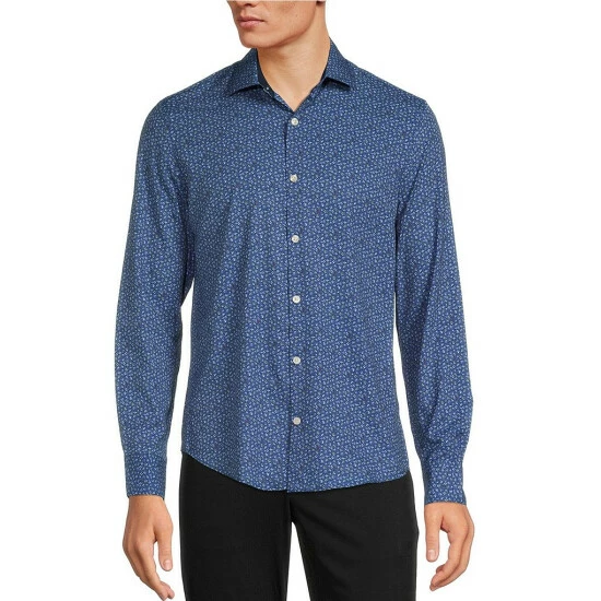 Cheap π Murano Slim-Fit Floral Print Performance Stretch Long-Sleeve Woven Shirt Blue β¨ 1 Cheap π Murano Slim-Fit Floral Print Performance Stretch Long-Sleeve Woven Shirt Blue β¨