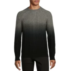 Brand new ✨ Murano Intergalactic Collection Dip Dye Cable Sweater Black 👍