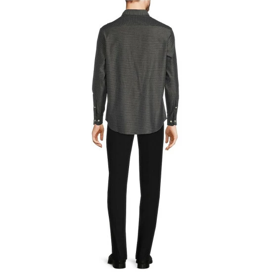 Buy β Murano Black Diamond Pattern Long-Sleeve Woven π Shirt β¨ 4 Buy β Murano Black Diamond Pattern Long-Sleeve Woven π Shirt β¨ - Image 4