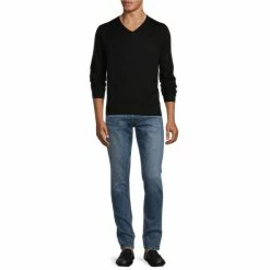 Deals 🌟 Murano Performance Solid V-Neck Sweater Green ✔️ -Murano Shop unnamed file 118