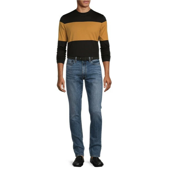 Best reviews of π Murano Liquid Luxury Slim-Fit Placed Stripe Long-Sleeve Crew Black β¨ 3 Best reviews of π Murano Liquid Luxury Slim-Fit Placed Stripe Long-Sleeve Crew Black β¨ - Image 3