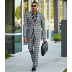 Budget ✨ Murano Electric Jungle Collection Slim-Fit Neon Floral Print Long-Sleeve Woven 🧨 Shirt Dark Navy 👏 -Murano Shop unnamed file 1228