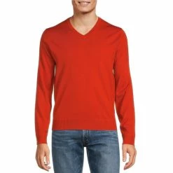 Deals 🌟 Murano Performance Solid V-Neck Sweater Green ✔️ -Murano Shop unnamed file 125