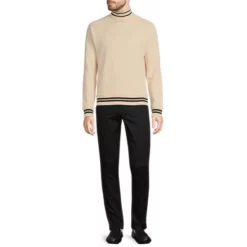 Hot Sale ⭐ Murano Intergalactic Collection Slim-Fit French Terry Turtleneck Light Sand 👏 -Murano Shop unnamed file 1353
