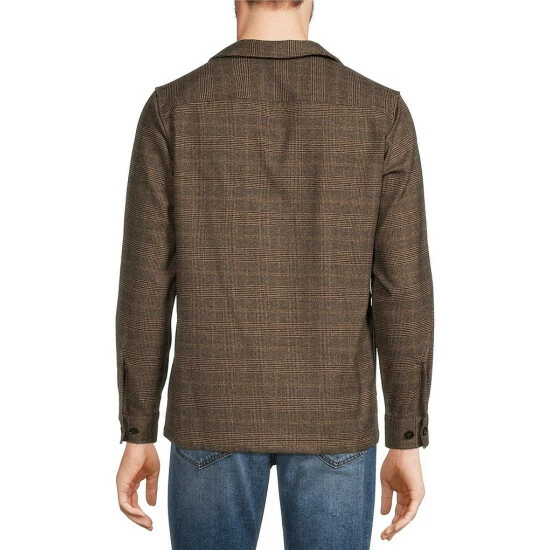 Buy π Murano Intergalactic Collection Slim-Fit Plaid π Shirt Jacket Brown β 2 Buy π Murano Intergalactic Collection Slim-Fit Plaid π Shirt Jacket Brown β - Image 2