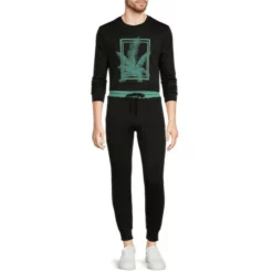 Best deal π Murano Electric Jungle Collection Slim-Fit Flocked Fern Long-Sleeve Tee Black β 6 Best deal π Murano Electric Jungle Collection Slim-Fit Flocked Fern Long-Sleeve Tee Black β -Murano Shop unnamed file 1422