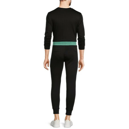 Best deal π Murano Electric Jungle Collection Slim-Fit Flocked Fern Long-Sleeve Tee Black β 4 Best deal π Murano Electric Jungle Collection Slim-Fit Flocked Fern Long-Sleeve Tee Black β - Image 4