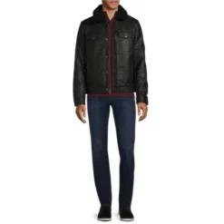 Coupon ⌛ Murano Sherpa Collar Trucker Jacket Black ⌛ -Murano Shop unnamed file 1433