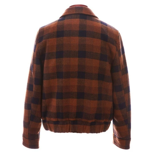 Hot Sale π€© Murano Plaid Woolblend Bomber Jacket Brown Multi β 2 Hot Sale π€© Murano Plaid Woolblend Bomber Jacket Brown Multi β - Image 2