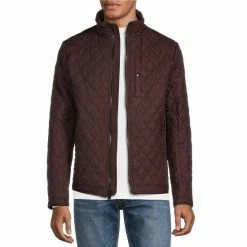 Outlet 🧨 Murano Diamond Quilted Jacket Merlot ❤️