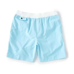 Cheap 👏 Murano Side Stripe Solid 6#double; Inseam Swim Trunks Citrus Gold 😉