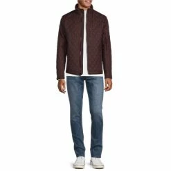 Outlet 🧨 Murano Diamond Quilted Jacket Merlot ❤️ -Murano Shop unnamed file 154