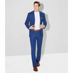 Budget ❤️ Murano Collezione Alex Slim-Fit Performance Bi-Stretch Solid Suit Separates Flat Front Dress Pants Grey 🥰 -Murano Shop unnamed file 163