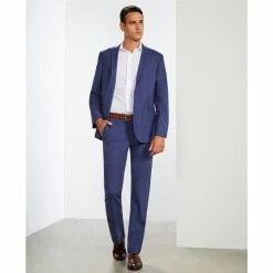 Budget ❤️ Murano Collezione Alex Slim-Fit Performance Bi-Stretch Solid Suit Separates Flat Front Dress Pants Grey 🥰 -Murano Shop unnamed file 164
