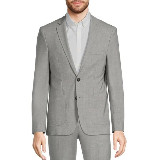 Outlet π Murano Collezione Slim-Fit Performance Bi-Stretch Wool Blend Suit Separates Blazer Grey π 1 Outlet π Murano Collezione Slim-Fit Performance Bi-Stretch Wool Blend Suit Separates Blazer Grey π
