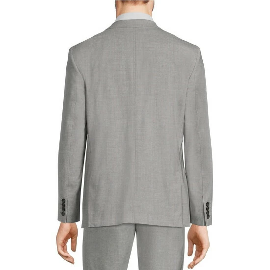 Outlet π Murano Collezione Slim-Fit Performance Bi-Stretch Wool Blend Suit Separates Blazer Grey π 2 Outlet π Murano Collezione Slim-Fit Performance Bi-Stretch Wool Blend Suit Separates Blazer Grey π - Image 2