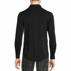 Discount ✨ Murano Collezione Canclini Slim-Fit Solid Long-Sleeve Techno Woven 👏 Shirt White 😀 -Murano Shop unnamed file 210