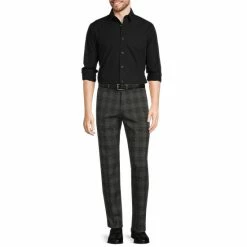 Brand new ✔️ Murano Wardrobe Essentials Solid Long-Sleeve Woven 🎉 Shirt Dark Navy ❤️ -Murano Shop unnamed file 260