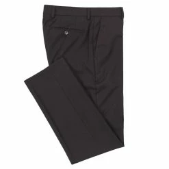 New ❤️ Murano Big & Tall Wardrobe Essentials Regular-Fit Flat-Front TekFit Waistband Suit Separates 🎁 Dress Pants Black ❤️