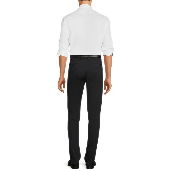 Cheap π― Murano Wardrobe Essentials Alex Slim-Fit Knit Suit Separates Flat-Front Dress Pants Black π 4 Cheap π― Murano Wardrobe Essentials Alex Slim-Fit Knit Suit Separates Flat-Front Dress Pants Black π - Image 4