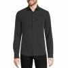 Best deal ✨ Murano Slim-Fit Solid Performance Stretch Long-Sleeve Woven Shirt Charcoal 👍