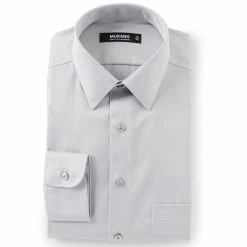 Best Sale 🎁 Murano Slim-Fit Point Collar Solid Sateen Dress Shirt Black 😉 -Murano Shop unnamed file 32