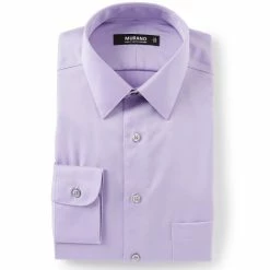 Best Sale 🎁 Murano Slim-Fit Point Collar Solid Sateen Dress Shirt Black 😉 -Murano Shop unnamed file 33