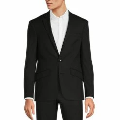Flash Sale 🛒 Murano Wardrobe Essentials Slim-Fit Suit Separates Knit Blazer Navy 🌟 -Murano Shop unnamed file 331