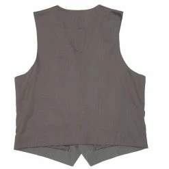 Budget ✨ Murano Big & Tall Wardrobe Essentials Suit Separates Twill Vest Charcoal ✔️ -Murano Shop unnamed file 338