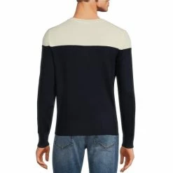 Discount ⌛ Murano Performance Color Block Crewneck Sweater Black 🧨 -Murano Shop unnamed file 351
