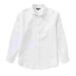 Best reviews of 🥰 Murano Wardrobe Essentials Ultimate Modern Comfort Stretch Long-Sleeve Spread-Collar Textured Sportshirt White ⌛