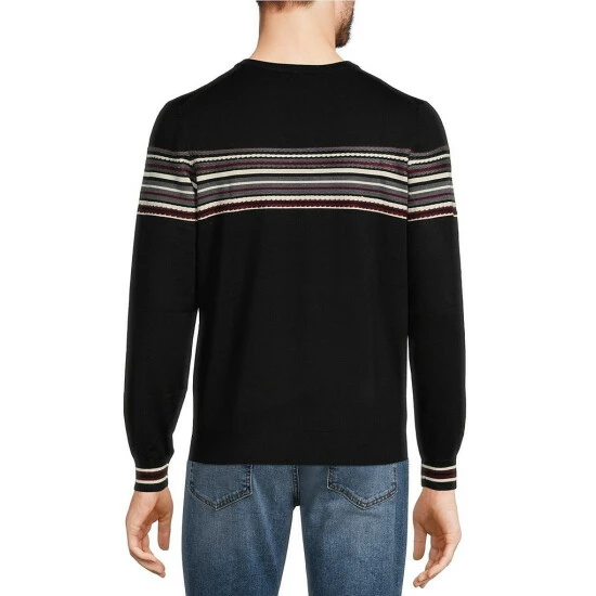 New π₯° Murano Performance Textured Stripe Sweater Black π 2 New π₯° Murano Performance Textured Stripe Sweater Black π - Image 2