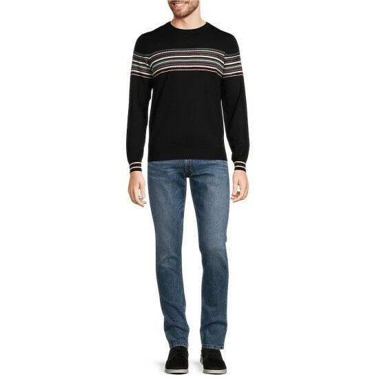 New π₯° Murano Performance Textured Stripe Sweater Black π 3 New π₯° Murano Performance Textured Stripe Sweater Black π - Image 3