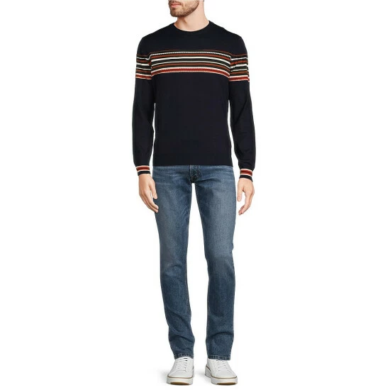 New π₯° Murano Performance Textured Stripe Sweater Black π 6 New π₯° Murano Performance Textured Stripe Sweater Black π - Image 6