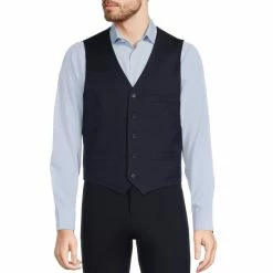 Promo 🥰 Murano Wardrobe Essentials Suit Separates Twill Vest Navy 🔥 -Murano Shop unnamed file 385