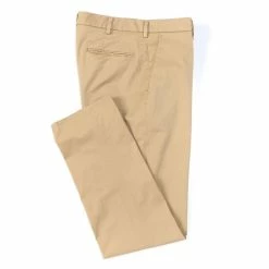 Hot Sale 👍 Murano Wardrobe Essentials Alex Slim-Fit Flat-Front Washed Chino Pants Khaki 🛒