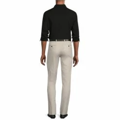 New ⌛ Murano Wardrobe Essentials Evan Extra Slim-Fit Chino Flat-Front 🎁 Dress Pants Black ✔️ -Murano Shop unnamed file 40