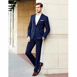 Hot Sale ⌛ Murano Wardrobe Essentials Long-Sleeve Slim-Fit Textured Spread-Collar Sportshirt Dark Navy ✔️ 16 Hot Sale ⌛ Murano Wardrobe Essentials Long-Sleeve Slim-Fit Textured Spread-Collar Sportshirt Dark Navy ✔️ -Murano Shop unnamed file 402