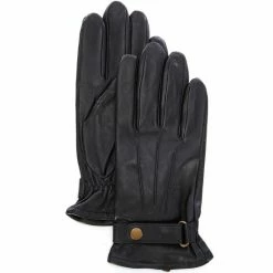 Best reviews of 𧨠Murano Men's Leather Buckle Gloves Brown π