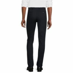 New ⌛ Murano Wardrobe Essentials Evan Extra Slim-Fit Chino Flat-Front 🎁 Dress Pants Black ✔️ -Murano Shop unnamed file 42