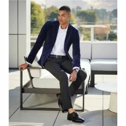 Coupon 🔥 Murano Collezione Evan Extra Slim-Fit Performance Bi-Stretch Suit Separates Wool Blend Flat-Front Dress Pants Black ✔️ -Murano Shop unnamed file 424