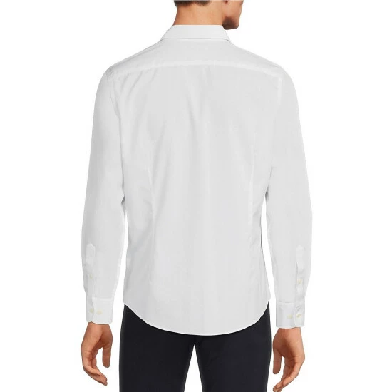 Best Sale π Murano Slim-Fit Non-Iron Italian Solid Long-Sleeve Point Collar Woven β¨ Shirt Blue β¨ 4 Best Sale π Murano Slim-Fit Non-Iron Italian Solid Long-Sleeve Point Collar Woven β¨ Shirt Blue β¨ - Image 4