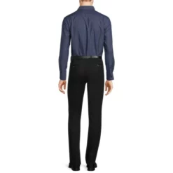 Best deal ❤️ Murano Slim-Fit With Stretch Spread Collar Printed Dobby ✔️ Dress Shirt Blue 😉 -Murano Shop unnamed file 493